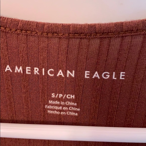 Red/Brown SimplySoft crop top - Picture 2 of 3